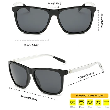 LeonLion 2017 Moda Pătrat în aer liber Polarizat ochelari de Soare Vintage Ochelari de Soare UV400 pentru Conducere Pescuit Oculos De Sol