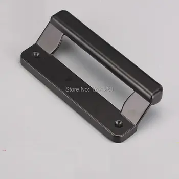 Livrare gratuita negru buton plastic oțel uși glisante maner din aliaj de aluminiu, ferestre, uși trage mobilier de uz casnic parte hardware