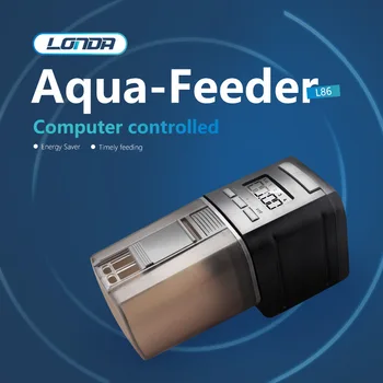 LONDA Acvariu Alimentator Automat Inteligent de Distribuție Alimentare de Pește Mini Alimentator automat de pet feeder