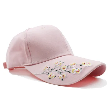 Lovingsha En-Gros Floral Feminin Sapca Snapback Hat Vara Capac De Primăvară Capac De Bumbac Pentru Fata Montat Capac Femei Ieftine Pălării
