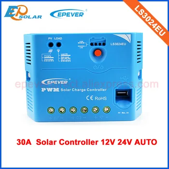 LS3024EU solare regulator de 30A 30amp cu incarcare USB pentru dispozitiv electronic și indicator LED 12V 24V munca EPEVER EPSolar