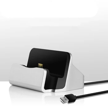 Magnetic Desktop Încărcător de Încărcare Suportului de Sincronizare Dock Stand Pentru Micro USB pentru Smartphone