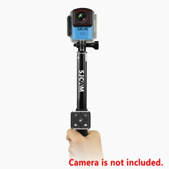 Mai nou Original SJCAM Brand Aluminiu Monopod Selfie Stick + Telecomanda pentru SJCM M20 SJ6 Legenda SJ7 Star WiFi Camera Sport