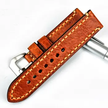 MAIKES ceas Nou banda 20mm 22mm 24mm 26mm maro accesorii ceas Italian de vacă din piele curea de ceas brățară pentru Fosili watchbands