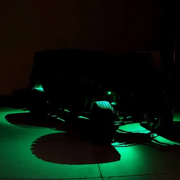 Marloo 4X LED-uri RGB Sub Corpul Rock Lumini de Culoare cu Controler Bluetooth Pentru Jeep Wrangler Accesorii Auto