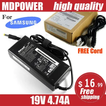 MDPOWER Pentru samsung NP300V3A NP300V4A NP305V5A NP3430EA Notebook laptop alimentare AC adaptor încărcător cablu 19V 4.74 O
