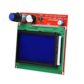 Mega 2560 R3+RAMPE 1.4 panou de Control +12864 LCD Controller+limitator Endstop+A4988 Stepper Motor Driver pentru Imprimantă 3D Kit