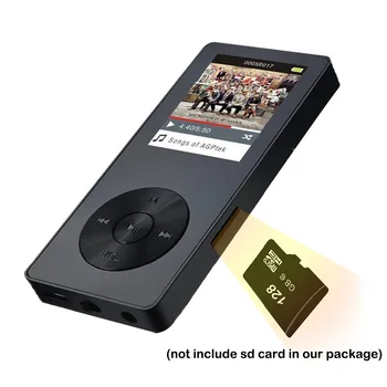 Metal originala mp3 player 8GB vorbitor de 1,8 Inch Ecran Tactil, USB, MP3, radio FM Recorder de E-Book Datele de Ceas, mp3 music Player