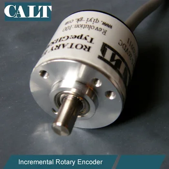 Micro 30mm miniatură rotary encoder 4mm arbore de 100 de impuls NPN B val Pătrat incremental optic encoder