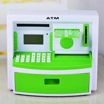 Mini ATM Banca Jucărie Digitală Bani / Monede de Stocare a Salva Caseta de Bani ATM bancomat