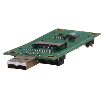 Mini PCI-E la Portul USB 52PIN cu SIM Slot pentru Modulul Wireless placa de Retea pentru modulul 3G flash test pentru Huawei/ZTE/AIRCARD