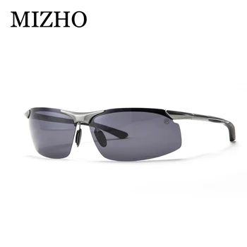 MIZHO Anti-orbire Greu Lumina de Aluminiu și Magneziu ochelari de soare Polaroid HD 2017 Sport ochelari de Soare Polarizat Bărbați Viziune de Noapte de Conducere