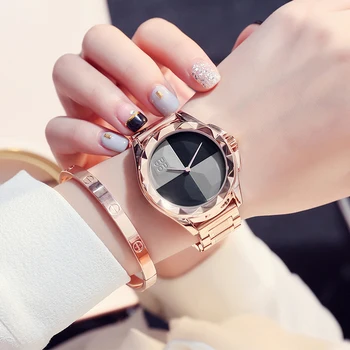 Moda GUOU Mare Cadran de Ceas Casual Doamna Simplu din Oțel Inoxidabil rezistent la apa Ceasuri Femei de Personalitate Cadou de Cuarț Ceasuri de mana