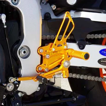 Motoo - Full CNC Aluminiu Motocicleta Reglabil Rearsets Spate Seturi de Picioare, Pentru HONDA cbr 1000 rr 2004-2007