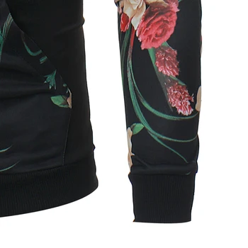 Mozaic Tricou Barbati Femei 2017 Floare 3D de Imprimare Jachete Oamenii O Neck Slim Fit Pulover Casual Hip Hop Streetwear Trening