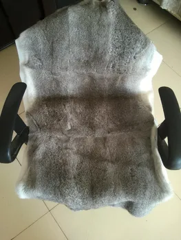 Natural color originale de blana de iepure piele pelt covor pătură pentru home textile cum ar fi scaune
