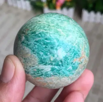 Naturale Amazonite Cristal Piatră Prețioasă De Vindecare Power Ball Sfera