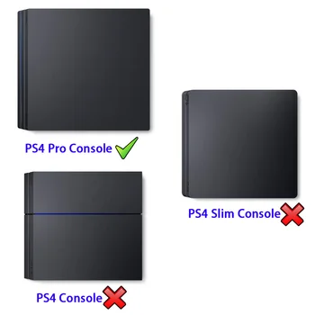 Negru Orizontală Capac de Praf pentru PS4 Pro Consola Dublu Strat Moale Curat Căptușeală rezistent la apa Praf - JYP4O0001GC