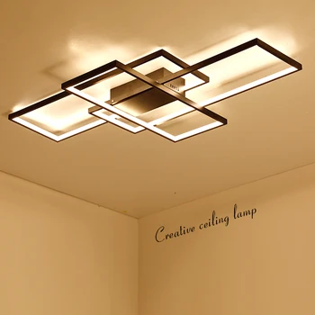NEO Sclipire Nouă Sosire Negru/Alb LED pentru Tavan Candelabru Pentru Studiu Living Dormitor Aluminiu cu Led-uri Moderne Plafon Candelabru
