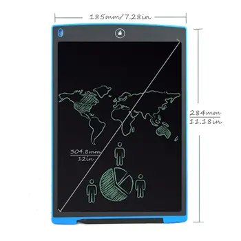 NEWYES Red 12 Inch LCD Scris Comprimat Digital Drawing Tablet Scrisul Tampoane Electronice Tablete eWriter Pentru Copii Desen Cadouri