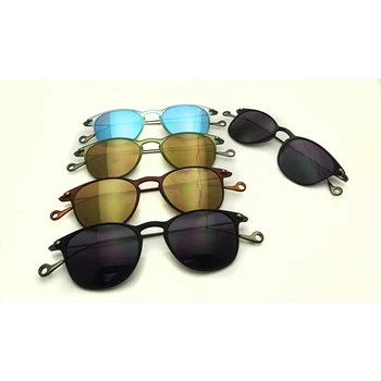 Noi 2018 Lux Italia Brand Desinger Rotund ochelari de Soare Vintage oculos Femei Bărbați ochelari de Soare UV400 Acoperire Lentile