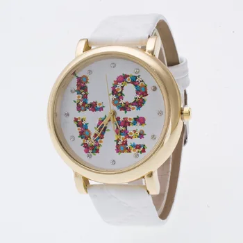 Noi aurie strălucitoare caz de flori Doamnelor ceasuri femei ceas de moda 2018 ceas pentru femei rochie de montre relogios femininos YL043