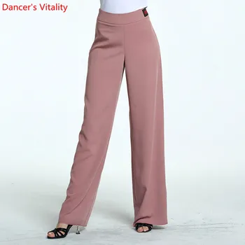 Noi de 8 culori Femei partea de Dans latino Pantaloni Adult spectacol de dans Îmbrăcăminte Standard Național de Dans Modern pantaloni de culoare Solidă