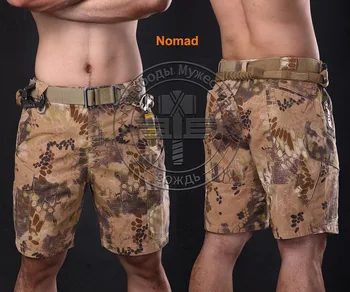 Noi Vara Nomad militare pantaloni scurți Genunchi lungime pantaloni scurți pentru trainning Camuflaj ripstop Kryptek armata pantaloni scurți usoare