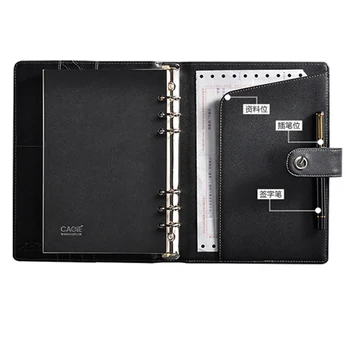 Notebook-uri de afaceri din piele Blocnotes A5 notebook de frunze vrac pot fi personalizate / cadouri personalizate