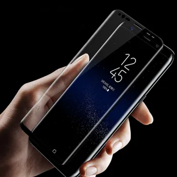 NOTOW 3D Anti-Explozie Sticla 9H Acoperire Completă folie de protectie Ecran Pentru Samsung Galaxy S8plus cu ambalaje de vânzare cu Amănuntul