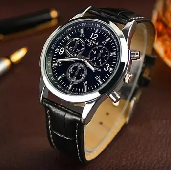 Noua lista Yazole Barbati ceas Brand de Lux Ceasuri Cuarț Ceas de Moda din Piele curele de Ceas Sport Ieftine ceasuri relogio de sex masculin