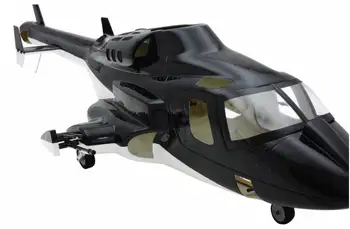 Noua versiune a elicopterului Bell 222 W/retrage&metal de aterizare airwolf 450 V3 Blue&White similare ca heliartist airwolf 450