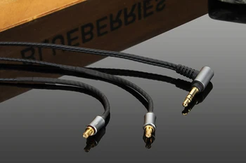 OCC Argint Placat cu Cablu Audio Pentru ATH-CKR100 CKR90 CKS1100 ATH-E70 ATH-LS40 LS50 LS70 LS400 LS300 LS200 E40, E50 căști