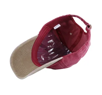 OHCOXOC en-gros unisex casual pălării capace mozaic de culori lavabile din bumbac denim în aer liber în stil sport femei barbati baseball capac