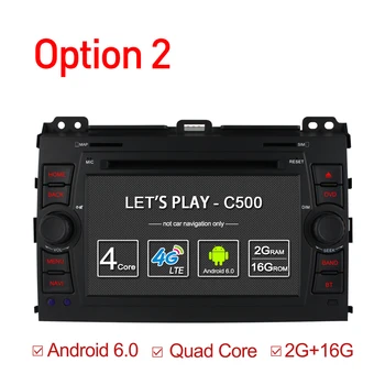 Ownice C500 4G LTE SIM 8 Octa Core Android 6.0 Car DVD Player pentru Toyota Land Cruiser Prado 120 2002-2009 GPS Navi Radio ROM 32G