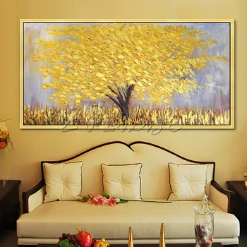 Panza pictura caudros decoracion spaclu textura 3D acril copac pictura arta de Perete Imaginile Pentru Camera de zi acasă decor02
