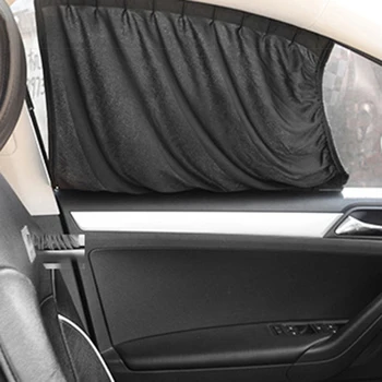 Parasolar Auto Perdele Mașină Neagră parasolarul Pentru Geamul Lateral, Protecție UV Automobile Accesorii de Interior Styling Auto