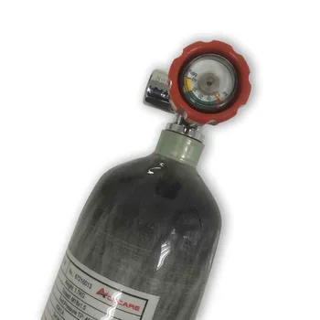 Pcp aer rilfe utilizarea 2.17 AM certificat 300bar 4500psi rezervor de presiune butelie de gaz cu supapa de