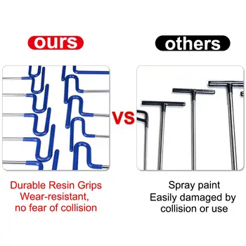 PDR Instrumente Cârlige Tije Împinge Ușa Faliment Grindină de Reparații de Paintless Dent Repair Tools Pentru a Elimina urme de Lovituri Set de scule de Mana