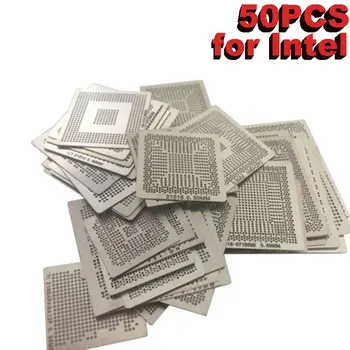 Pentru ATI Intel MTK NV Chip Laptop, Consolă de jocuri 41 buc /set Bga Reballing Stencil Tample Kit Plasă de Oțel