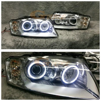 Pentru Audi A8 S8 2004 2005 2006 2007 2008 2009 faruri Excelente Ultra luminos iluminare CCFL Angel Eyes kit halo inele