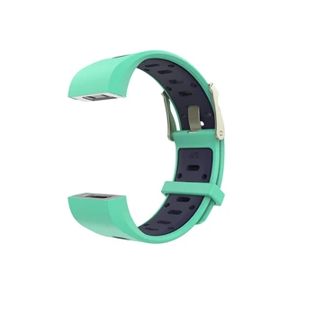 Pentru Fitbit Charge 2 Brățară Sport Inteligent Benzi De Silicon Dublu Culori Bratara Curea Bandă Pentru Fitbit Charge 2