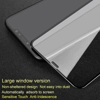 Pentru Iphone X sticla Imak fereastră Mare versiune Full screen protector plin de lipici de acoperire de film pe tot ecranul sensibil la atingere