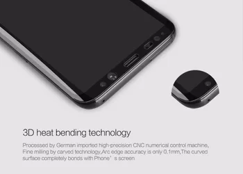 Pentru Samsung Galaxy S8 Nillkin 3D CP+ Max Acoperire Completă Temperat Pahar Ecran Protector Greu Anti-Scratch pentru Galaxy S8 S8 Plus+