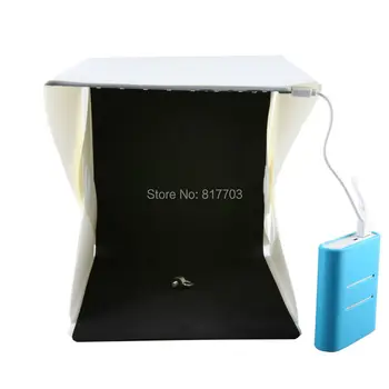 Personal portabil fotografie de studio Mini softbox pliabil cu USB LED lumina de mare Iluminat de Înaltă Calitate