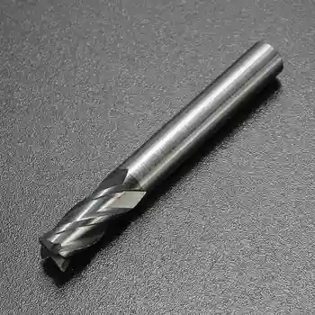 Ping 8Pcs/lot Carbură End Mill 2-12mm 4 Lame Flaut Tungsten din Oțel de scule de Frezat CNC Setul de Unelte Durabil în uz
