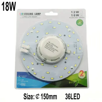 Plafon Lampă de Iluminat cu LED Placă de Înaltă Luminozitate 5730 220V 18W 24W 36W Convenabil de Instalare