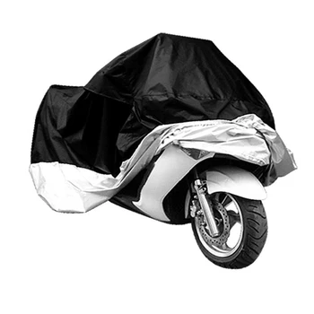 Poliester impermeabil Protector Caz Acoperire pentru Moto XXL-3XL motociclete acoperă moto cuvertură de Ploaie UV, Praf de Prevenire