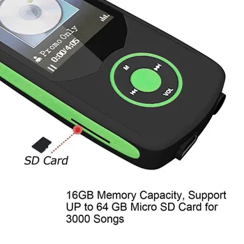 Pret de fabrica RUIZU X06 MP3 Player 8GB Bluetooth Sport MP3 Player de muzică 1.8 Inch 100hours de înaltă calitate fără pierderi FM Recorder