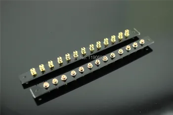 Proiecte DIY Audio Tag Benzi/Tag Tabla de cupru placat cu Aur de 300(150)x12x2mm 26 Pini Sau 13 Pini Turnulete de Tabla 1bucată Transport Gratuit